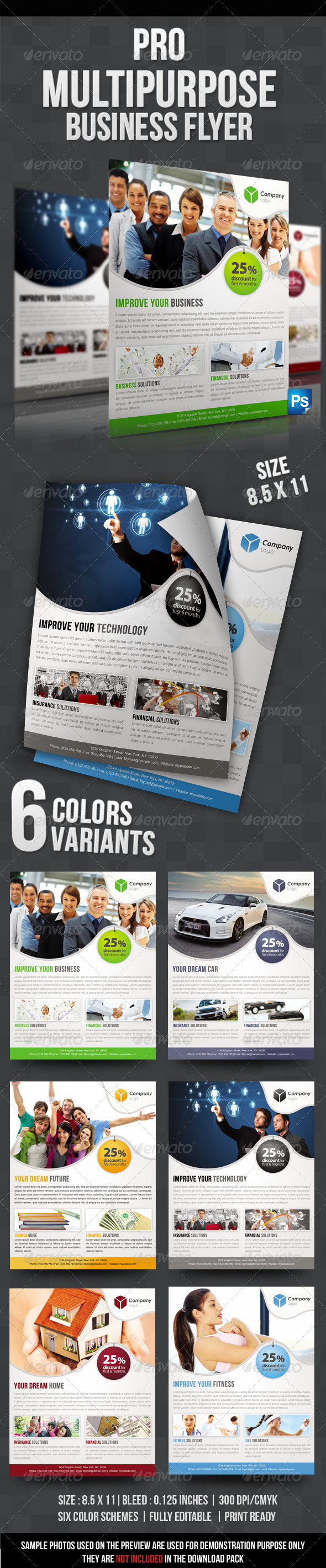Pro Multipurpose Business Flyer - Corporate Flyers