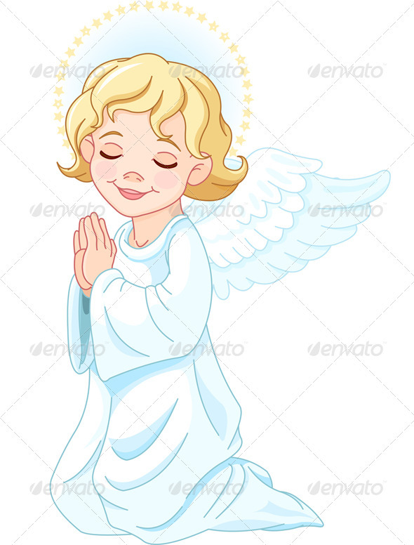 GraphicRiver Praying Angel 3339124 GraphicRiver Praying Angel 3339124