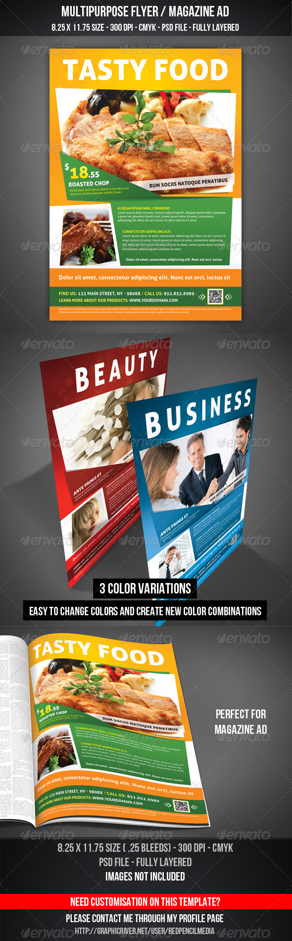 GraphicRiver Multipurpose Flyer Magazine AD 3339668 GraphicRiver Multipurpose Flyer Magazine AD 3339668