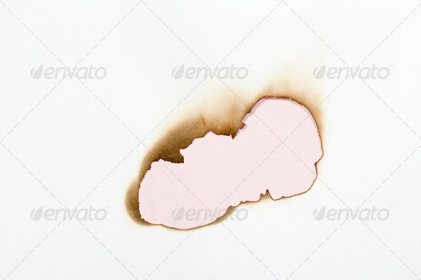 Burned Paper Background - Stock Photo - Images