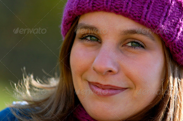 Pretty Young Woman - Stock Photo - Images