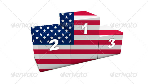USA Podium - Stock Photo - Images