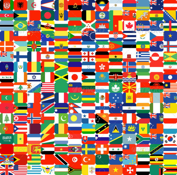 Complete set of Flags - Stock Photo - Images