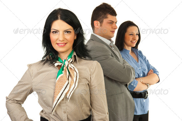 Business woman leader - Stock Photo - Images