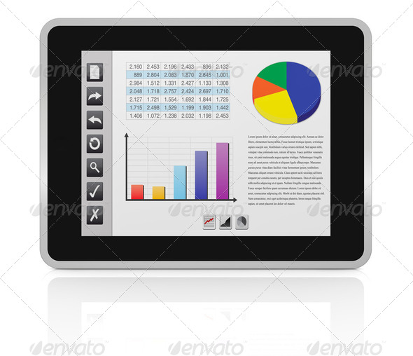 modern financial analysis - Stock Photo - Images