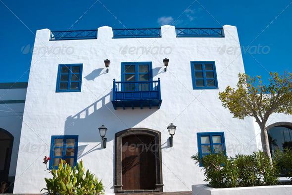 Old Canary Island House - Stock Photo - Images