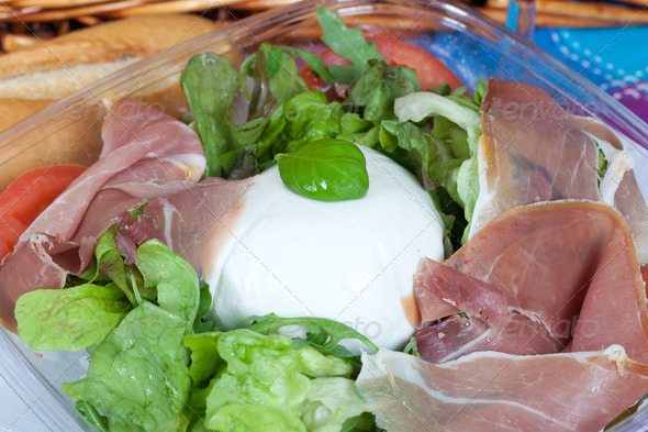 Bufala mozzarella salad - Stock Photo - Images