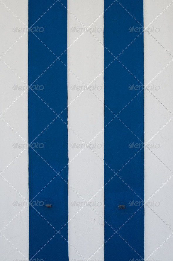 Wood painted wall detail - Stock Photo - Images