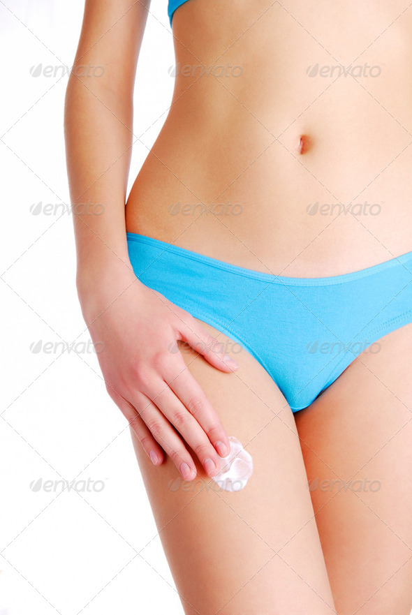 Beauty and fresh skin of legs - Stock Photo - Images