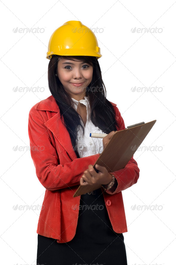 Beautiful Architect - Stock Photo - Images