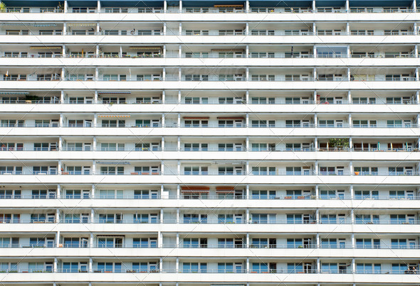 Apartment building in Berlin - Stock Photo - Images