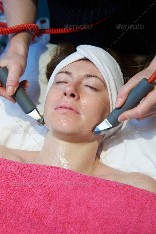 facial treatment - Stock Photo - Images