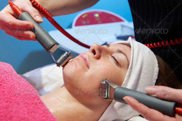 facial treatment - Stock Photo - Images