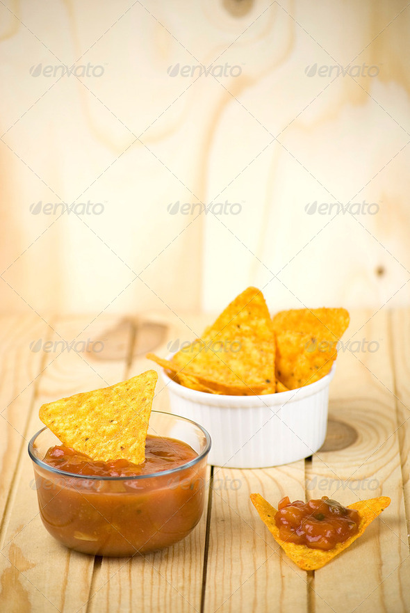 tortilla chips - Stock Photo - Images