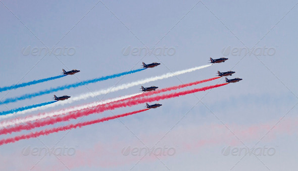 Swiss Air Patrol - Stock Photo - Images