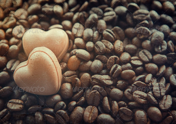 Chocolate sweets hearts - Stock Photo - Images