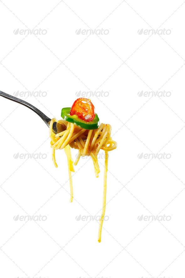 spicy italian pasta tomato and chili peppers sauce - Stock Photo - Images