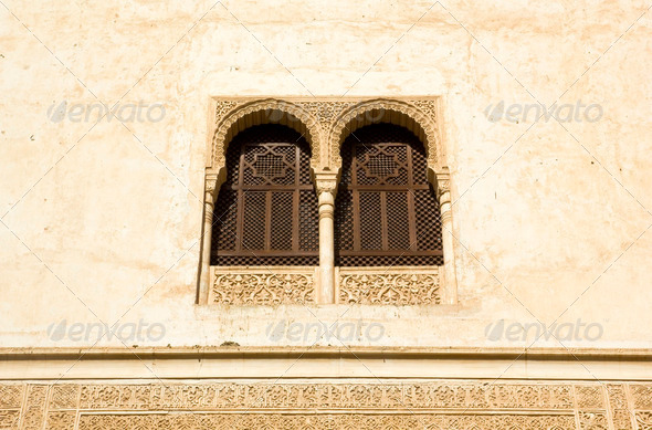 Window in Alhambra - Stock Photo - Images