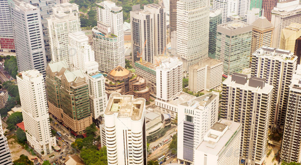 Skyscrapers in Kuala Lumpur - Stock Photo - Images