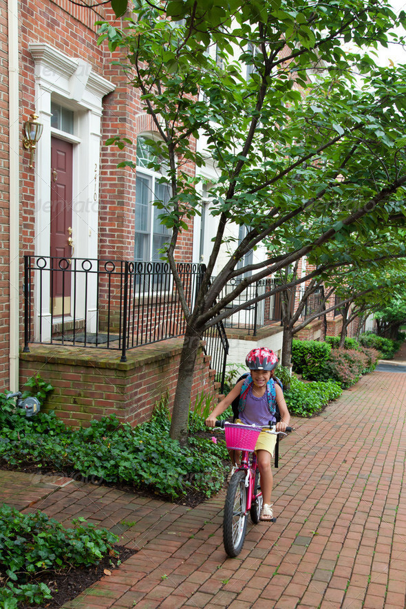 National Bike to School Day - Stock Photo - Images