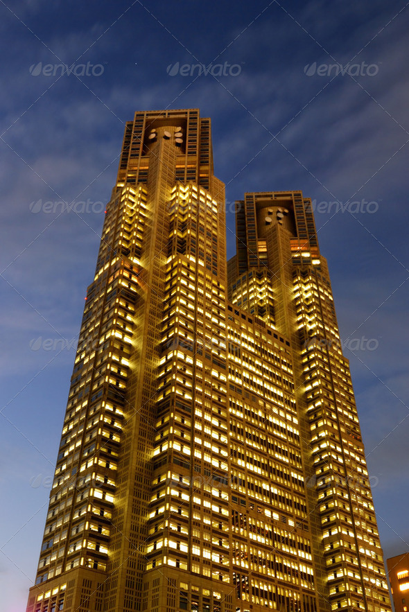 Tokyo City Hall - Stock Photo - Images