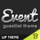 Event Guest List WordPress Theme - ThemeForest Item for Sale