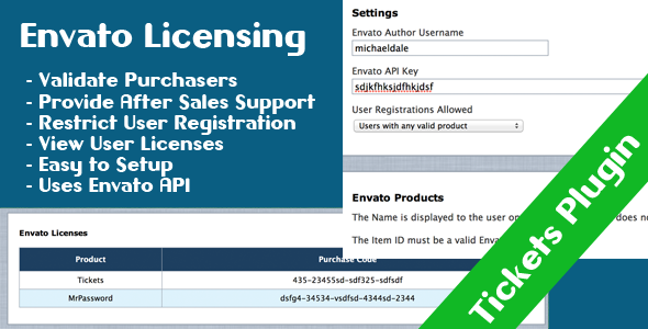 CodeCanyon Tickets Plugin Envato Licensing 3353784 CodeCanyon Tickets Plugin Envato Licensing 3353784
