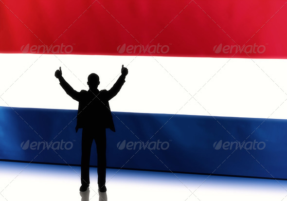 Dutch Politician with Thumbs Up - Stock Photo - Images