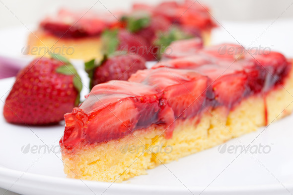 Strawberry Cake - Stock Photo - Images