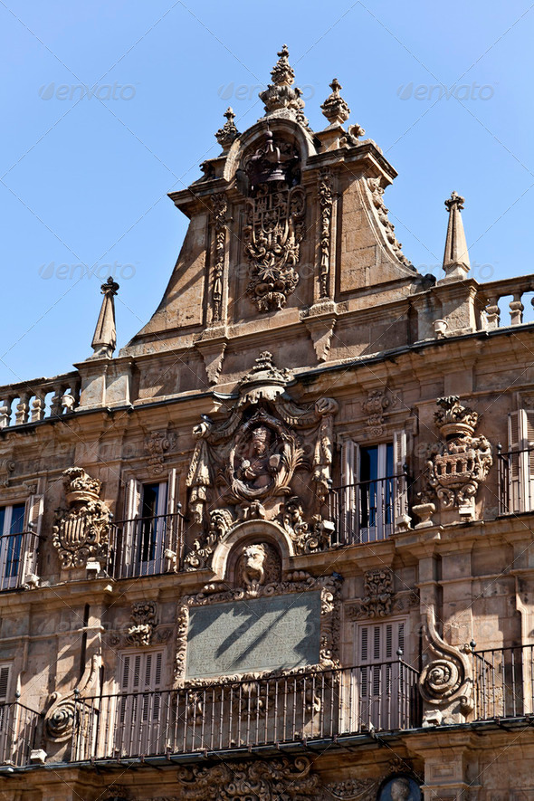 Salamanca Plaza Mayor - Stock Photo - Images
