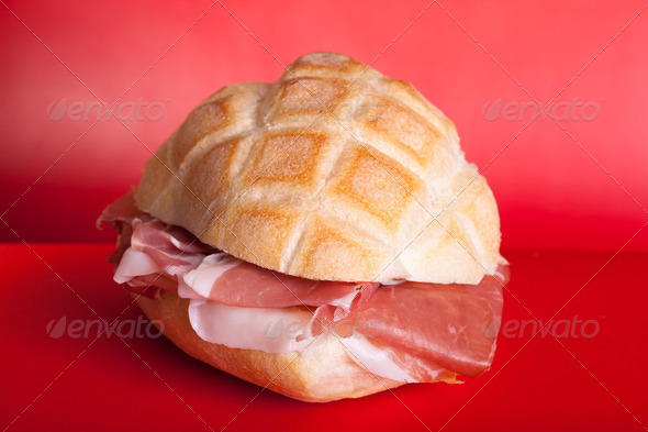 Italian Sandwich With Ham - Stock Photo - Images