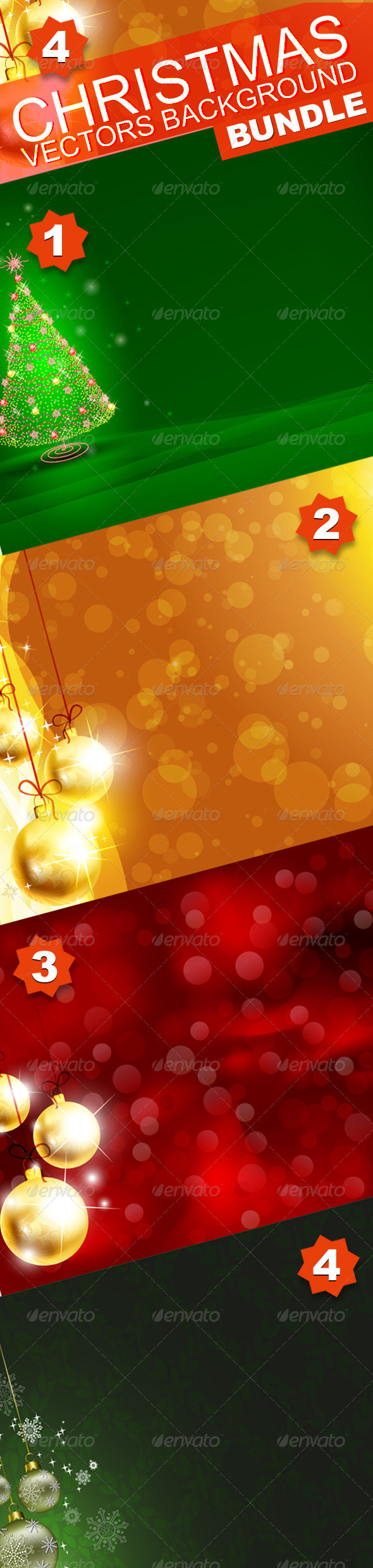 GraphicRiver Christmas background Bundle 3353986 GraphicRiver Christmas background Bundle 3353986