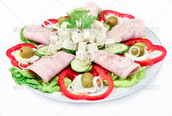 Bulgarian salad - Stock Photo - Images
