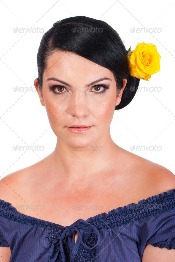 Model with natural makeup - Stock Photo - Images