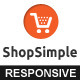 ShopSimple - Responsive Ecommerce Template - ThemeForest Item for Sale