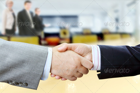Business People Shaking Hands - Stock Photo - Images