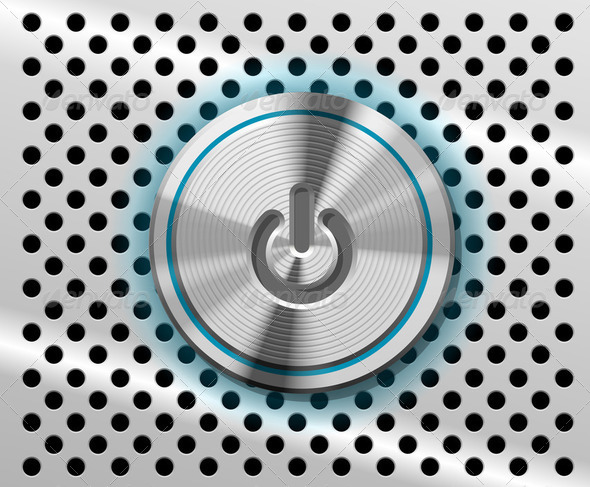 Vector Mac Power Button - Stock Photo - Images