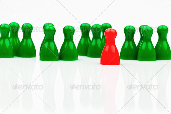 individuality within the team. be different. - Stock Photo - Images