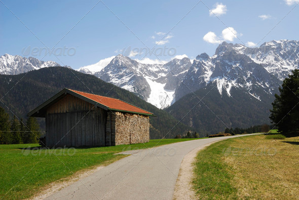 Alpine Landscape - Stock Photo - Images