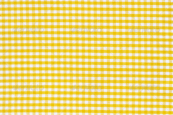 texture white yellow tablecloth - Stock Photo - Images