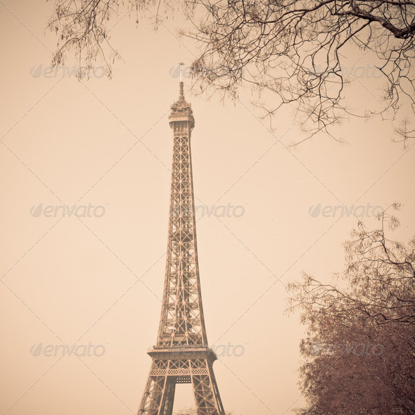 The Eiffel Tower - Stock Photo - Images