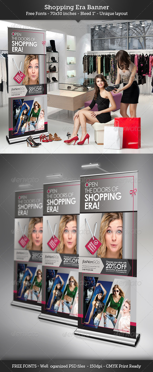GraphicRiver Shopping Era Banner Template 3356940 GraphicRiver Shopping Era Banner Template 3356940