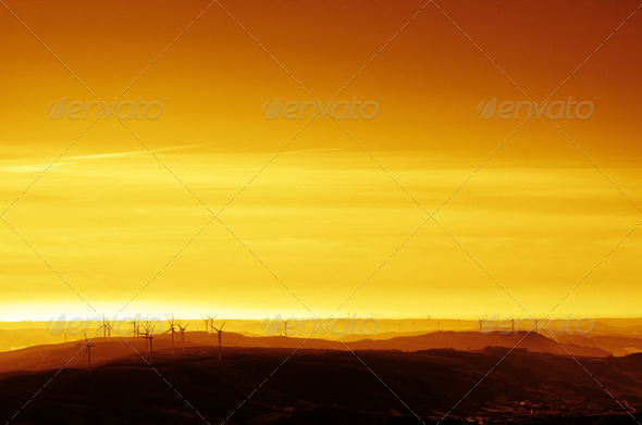 Wind Mills - Stock Photo - Images