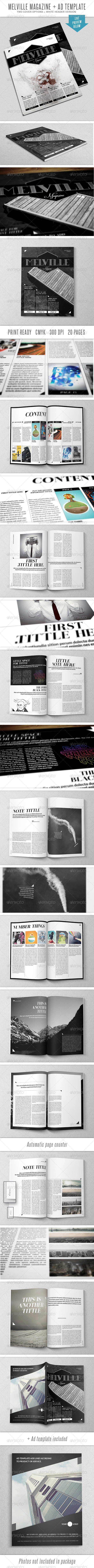 Melville InDesign Mgz Template - Magazines Print Templates