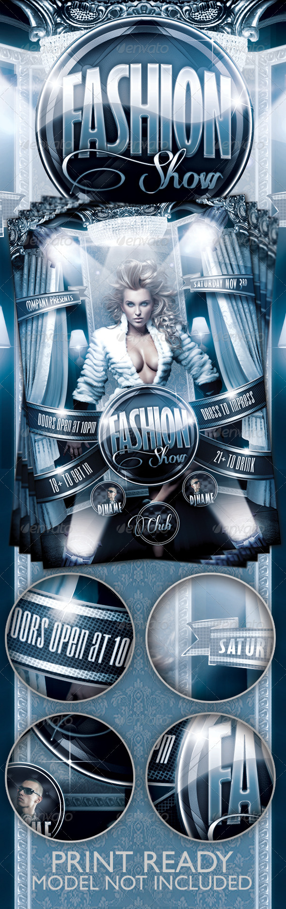 GraphicRiver Fashion Show Flyer Template 3359522 GraphicRiver Fashion Show Flyer Template 3359522