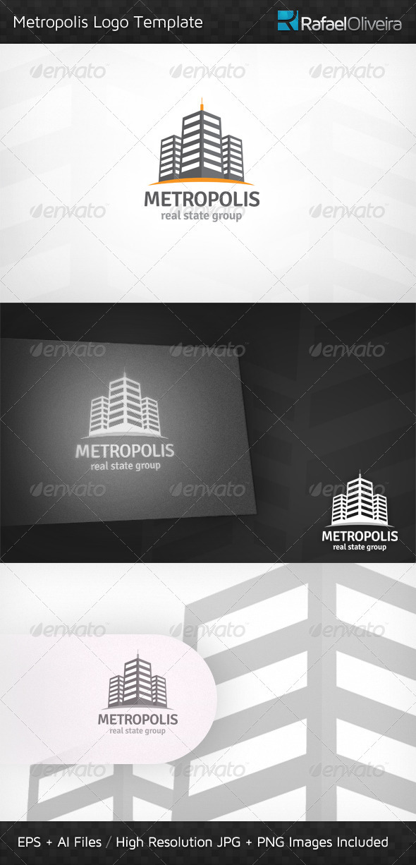 Metropolis Logo Template - Buildings Logo Templates