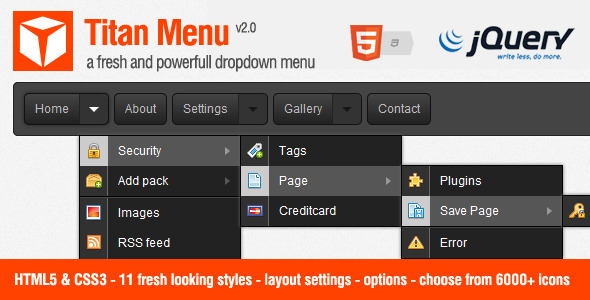 CodeCanyon Titan Menu a fresh and powerfull dropdown menu 258696 CodeCanyon Titan Menu a fresh and powerfull dropdown menu 258696
