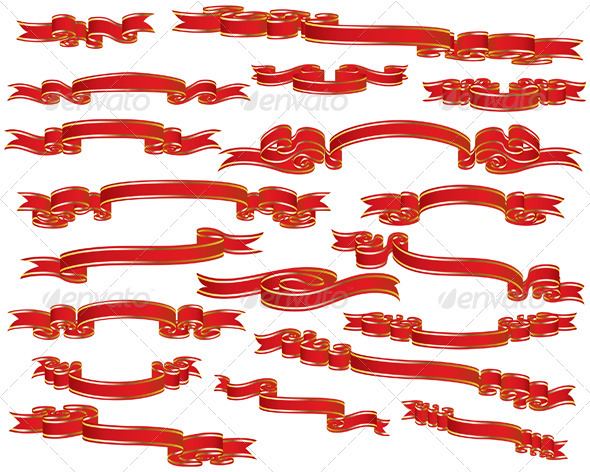 GraphicRiver Ribbon Set 3364208 GraphicRiver Ribbon Set 3364208