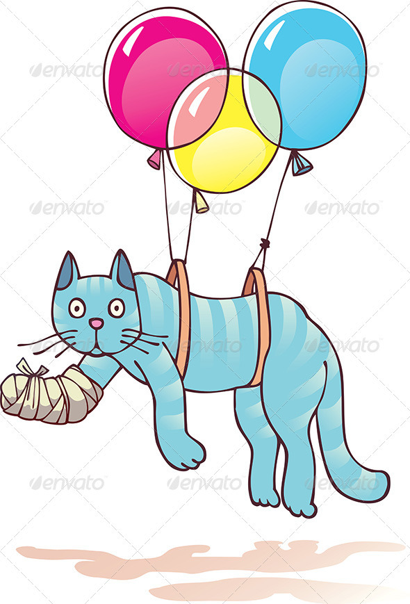 Injured Cat - Animals Characters