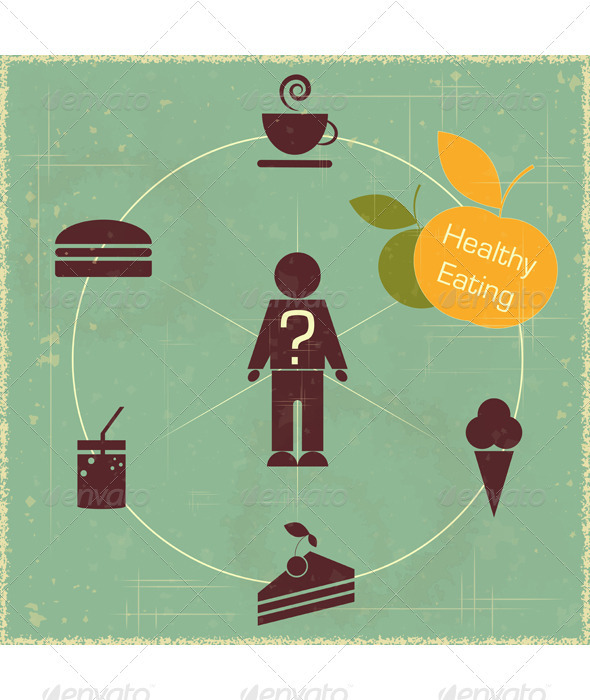 GraphicRiver Healthy Food Concept 3375305 GraphicRiver Healthy Food Concept 3375305